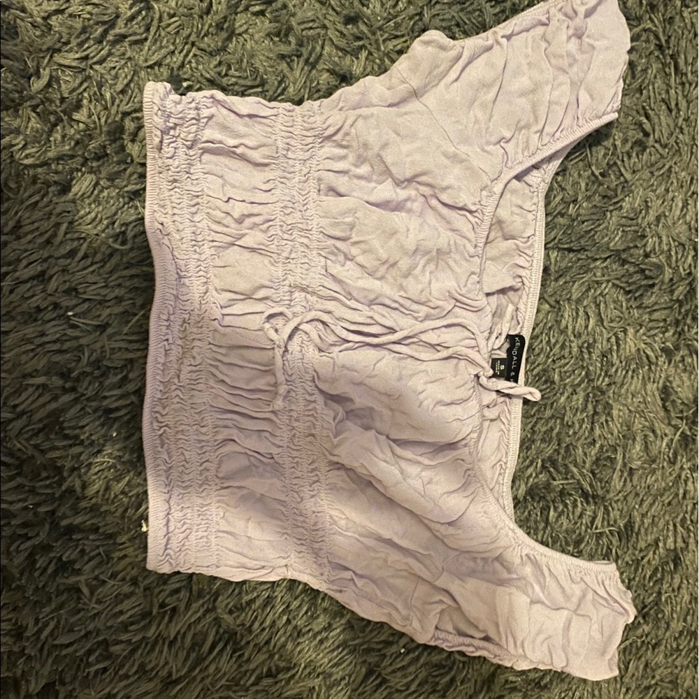 Lavender Kendal & Kylie crop top